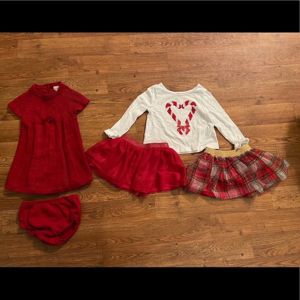 Baby girl dress & skirt bundle